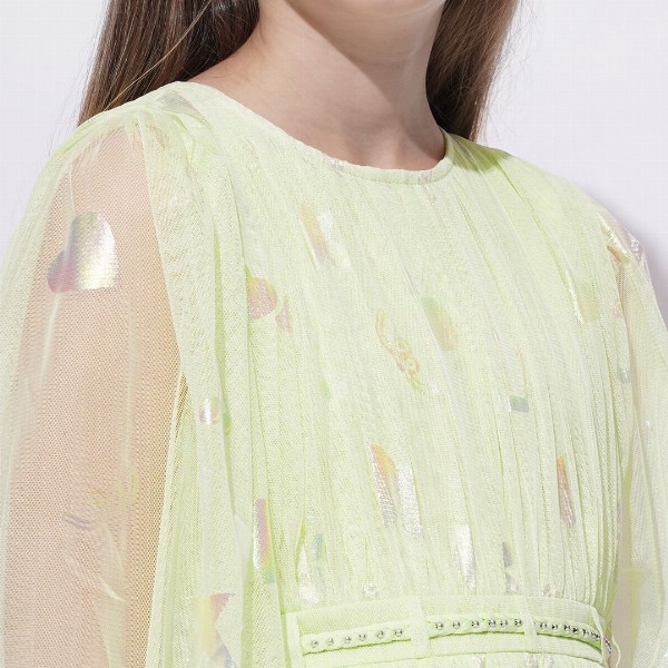 Vero Moda Printed Flared Sleeve Fit & Flare Dress