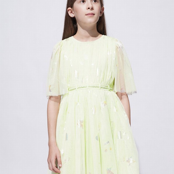 Vero Moda Printed Flared Sleeve Fit & Flare Dress