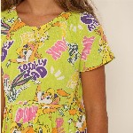 Vero Moda Girls Conversational Print A-Line Dress