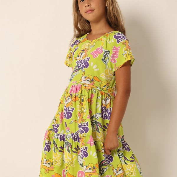 Vero Moda Girls Conversational Print A-Line Dress