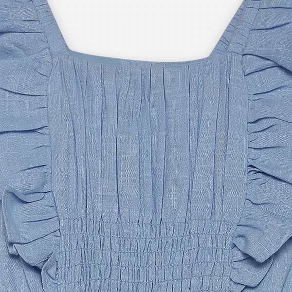 Ed-a-Mamma Girls Schiffli Embroidered Fit & Flare Dress