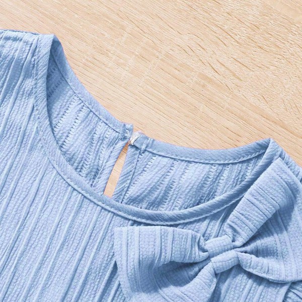 YK Flutter Sleeve A-Line Dress