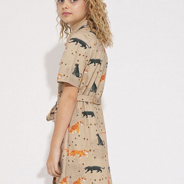 Vero Moda Girls Printed Shirt Mini Dress