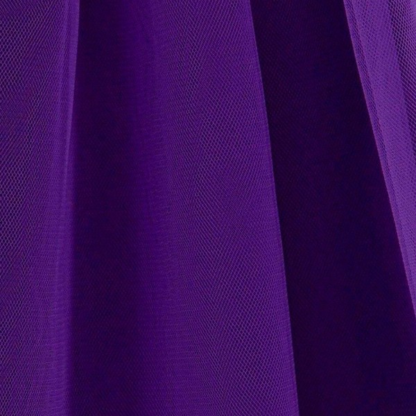 Miss & Chief Embellished Embroidered One Shoulder Net A-Line Dress