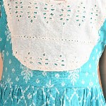 Sangria Girls Printed Cotton A-Line Dress