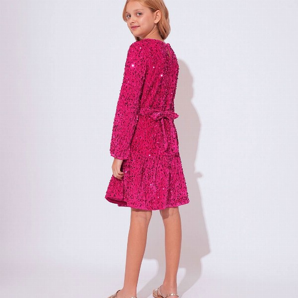 Vero Moda Sequin Embellished A-Line Dress