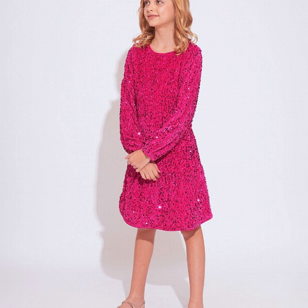 Vero Moda Sequin Embellished A-Line Dress