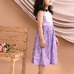 Sangria GirlsPrinted Cotton A-Line Midi Dress