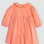 Somersault Girls Peter Pan Collar Corduroy Pure Cotton A-Line Dress