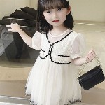 StyleCast x Revolte Puff Sleeve Fit & Flare Dress