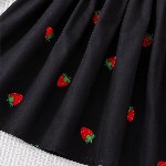 Miss & Chief Girls Conversational Printed Fit & Flare Midi Dress