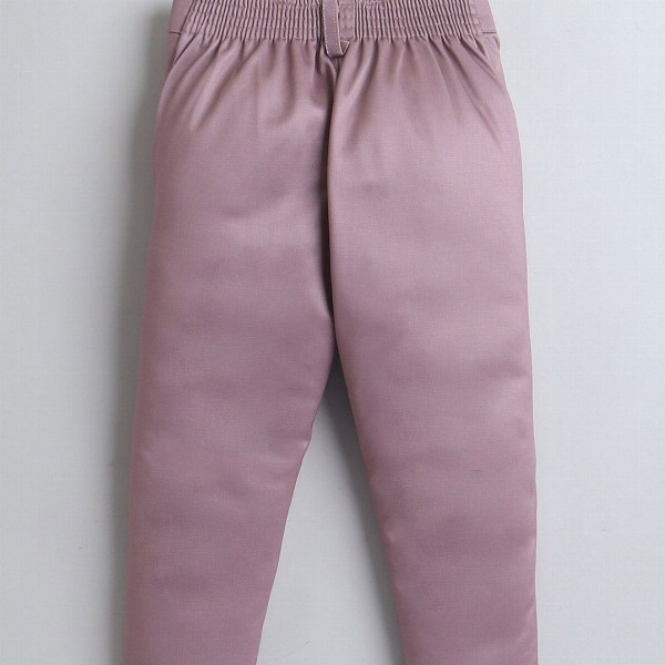 BAESD Boys Notched Lapel Collar Single-Breasted Blazer with Trouser & T-Shirt 3-piece Suit