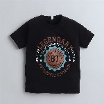 BAESD Boys Notched Lapel Collar Single-Breasted Blazer with Trouser & T-Shirt 3-piece Suit