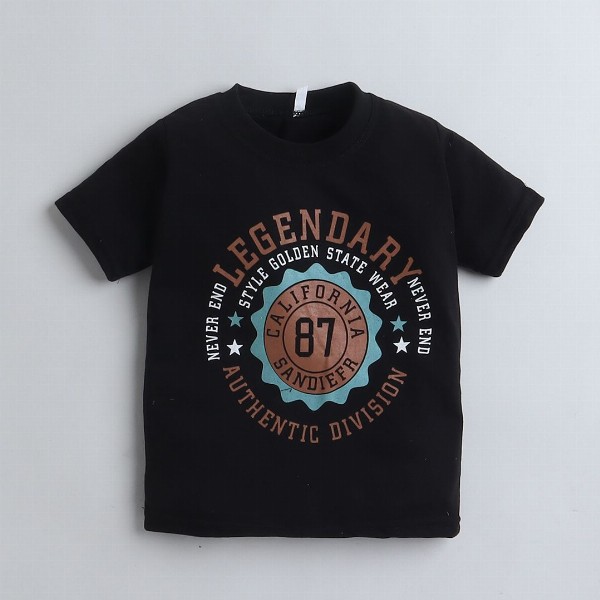 BAESD Boys Notched Lapel Collar Single-Breasted Blazer with Trouser & T-Shirt 3-piece Suit