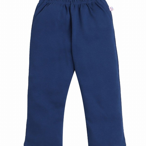 BUMZEE Boys Navy Blue & White Printed Shirt with Trousers