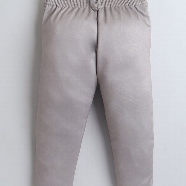 BAESD Boys Notched Lapel Collar Single-Breasted Blazer with Trouser & T-Shirt 3-piece Suit