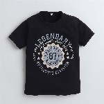 BAESD Boys Notched Lapel Collar Single-Breasted Blazer with Trouser & T-Shirt 3-piece Suit