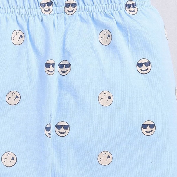 Dollar Boys Round Neck Printed T-shirt with Trousers