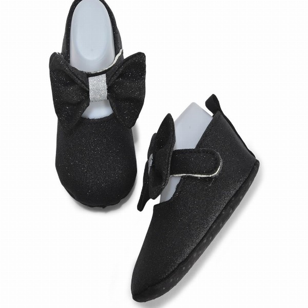 Star Fish Unisex Kids Bow Detail Cotton Booties