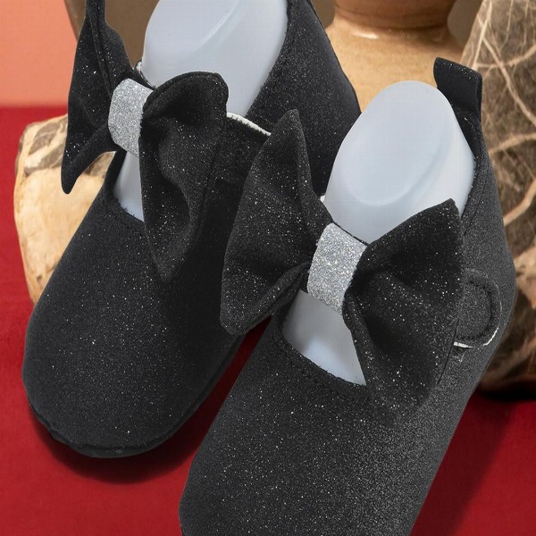 Star Fish Unisex Kids Bow Detail Cotton Booties