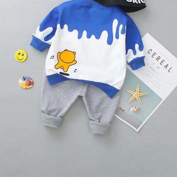 Pink Angel Unisex Kids Printed Pure Cotton Sweatshirt and Joggers