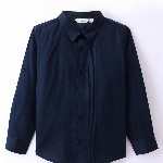 Mark & Mia Boys Pleated Cotton Casual Shirt With Suspender & Bow Detailing