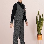 BAESD Boys Checked 3-Pcs Party Suit