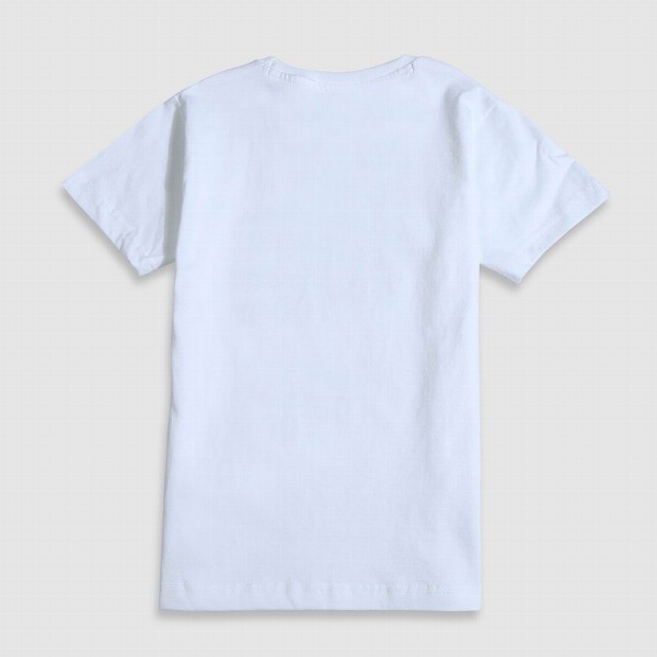 CAVIO Boys Printed Pure Cotton Single-Breasted Blazer With Crew-Neck T-Shirt