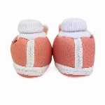 Neska Moda 3 To 12 Months Baby Boys & Baby Girls Cute Soft Cotton Pre-Walker Rabbit Face Booties (Toe to Heel Length - 12 cm, Light Pink)