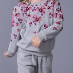 Pink Angel Unisex Kids Printed Pure Cotton Sweatshirt and Joggers