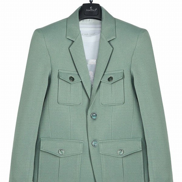 CHARCHIT Boys Full Sleeves Blazers With T-Shirt