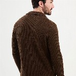 Genzy Men Self Design Polo Collar Relaxed Fit T-shirt