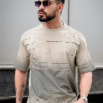 Maniac Striped Round Neck T-shirt