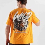 Overlays Blazing Wild Graphic Printed Relaxed Fit Cotton T-shirt