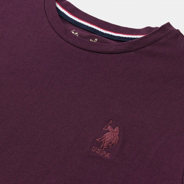 U.S. Polo Assn. Embroidered Logo Pure Cotton Lounge T-shirts
