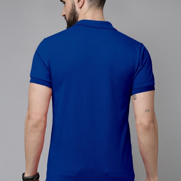 Metronaut Men Polo Collar Pockets Slim Fit T-shirt