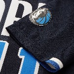 NBA Typography Printed Drop-Shoulder Sleeves Football T-Shirt