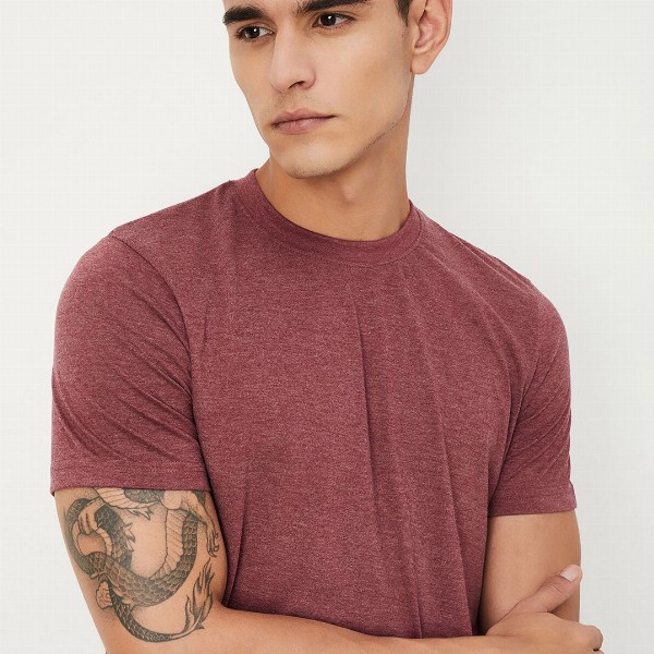 Max Pack of 3 Men Solid T-shirt