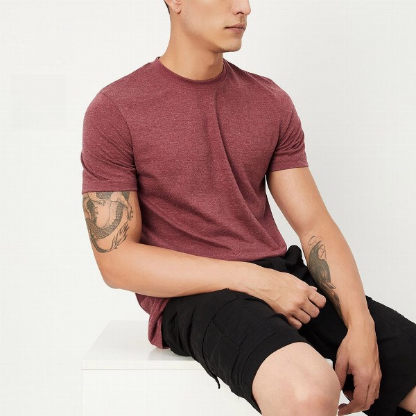 Max Pack of 3 Men Solid T-shirt