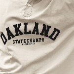 Maniac Men Typography Printed Polo Collar Cotton Oversized T-Shirt