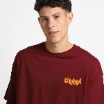 NOBERO Graphic Printed Oversized T-shirt