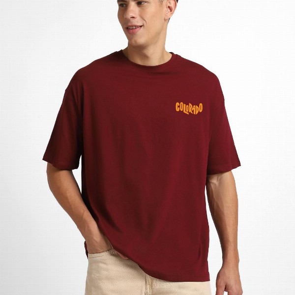 NOBERO Graphic Printed Oversized T-shirt