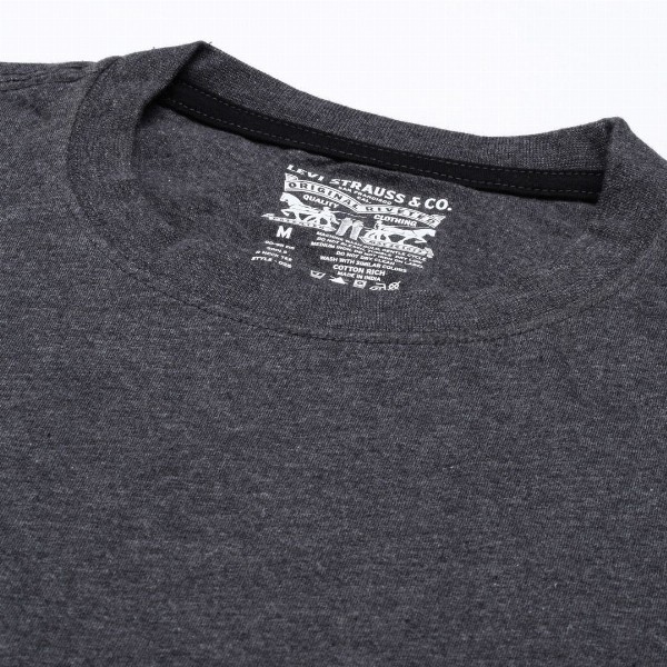 Levis Men Soft Pure Cotton Round Neck Half Sleeve Tshirt