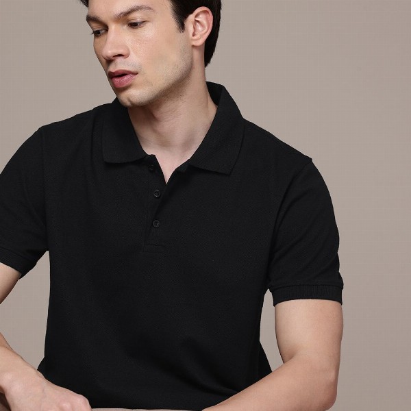 Moda Rapido Men Polo Collar T-shirt