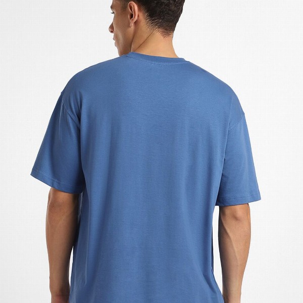 NOBERO Graphic Printed Drop Shoulder Sleeves Cotton Oversized T-Shirt