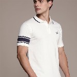 French Connection Men Polo Collar Pure Cotton T-shirt