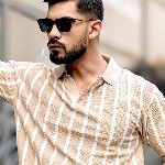 Maniac Men Polo Collar T-shirt