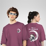 BAESD Unisex 2 Drop-Shoulder Sleeves Twistform T-shirt