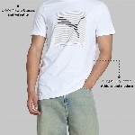 Puma Striped Logo Graphic Printed Slim Fit Tee