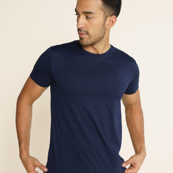 DAMENSCH Ultralight Basic Crew Pure Cotton Lounge T-Shirts